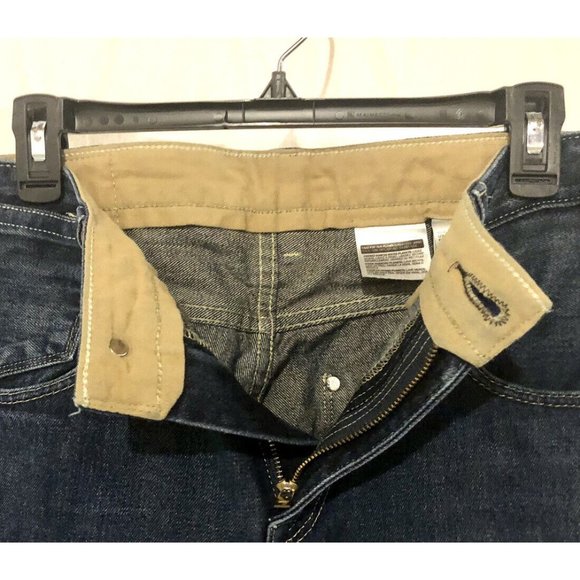 Levis 511 Mens Jeans Size 34x32 Dark Wash Straight Leg Denim Pants VGC! - Picture 10 of 12